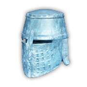 Frosteiserner Kreuzritter Helm