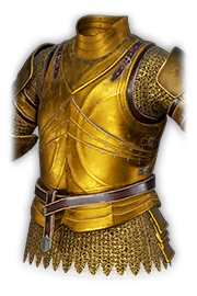 Armure de Plates en Or