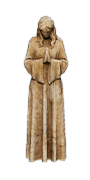 Aufwendig gearbeitete Holzfigur