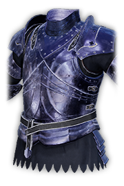 Armure de Plates Sombre en Obsidienne