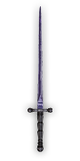 Adaga Stiletto de Obsidiana