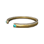 Bracelet Serti de Turquoise (Abîmé)